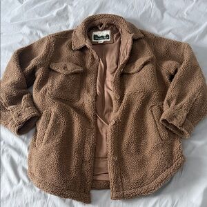 American Eagle Outfitters Brown Pea Coat